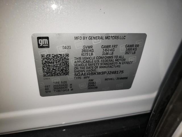 5GAERBKW3PJ248175 - 2023 BUICK ENCLAVE ESSENCE 白色 照片 13