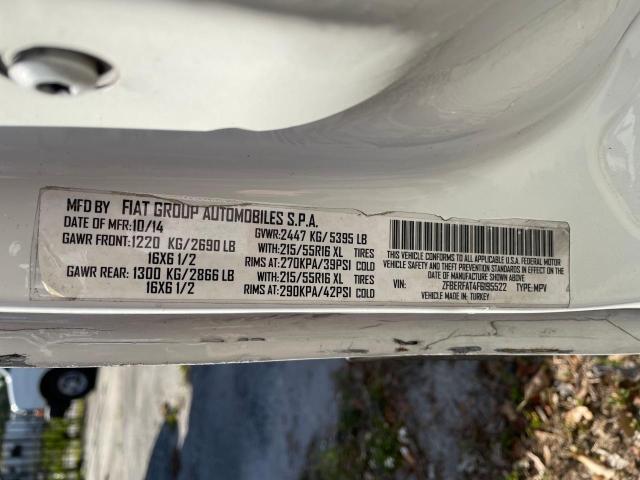 ZFBERFAT4F6195522 - 2015 RAM PROMASTER Ağ foto 10