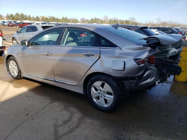 KMHEC4A40BA017248 - 2011 HYUNDAI SONATA HYBRID SILVER photo 2