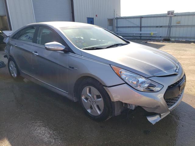 KMHEC4A40BA017248 - 2011 HYUNDAI SONATA HYBRID SILVER photo 4