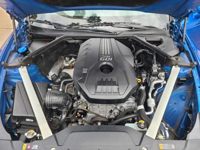 KNAE25LA2J6015497 - 2018 KIA STINGER PREMIUM BLUE photo 7