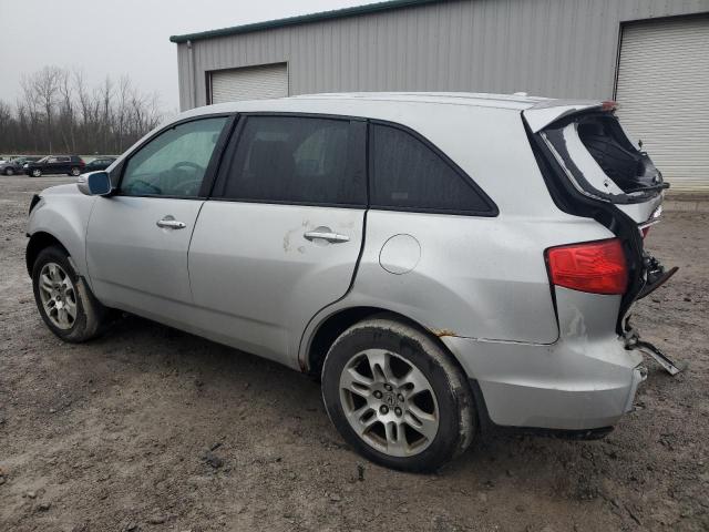 2HNYD28499H515141 - 2009 ACURA MDX TECHNOLOGY SILVER photo 2