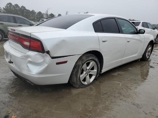 2C3CDXBG9EH284403 - 2014 DODGE CHARGER SE WHITE photo 3