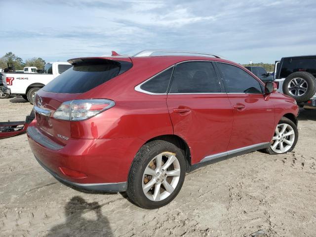 2T2ZK1BA1BC052948 - 2011 LEXUS RX 350 RED photo 3