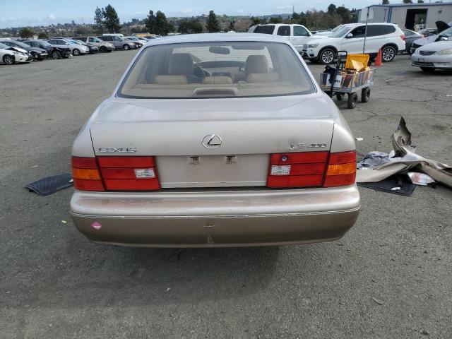 JT8BH28F1W0116725 - 1998 LEXUS LS 400 BEIGE photo 6