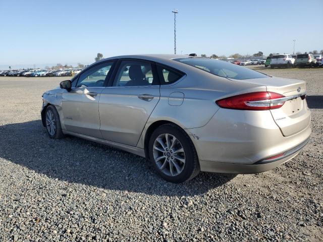 3FA6P0LU9HR386472 - 2017 FORD FUSION SE HYBRID BEIGE photo 2