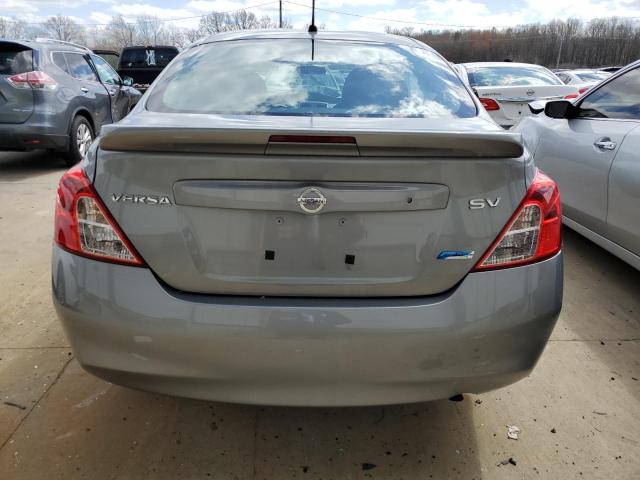 3N1CN7AP4DL826803 - 2013 NISSAN VERSA S SILVER photo 6