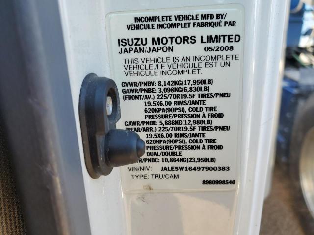 JALE5W16497900383 - 2009 ISUZU NRR WHITE photo 12