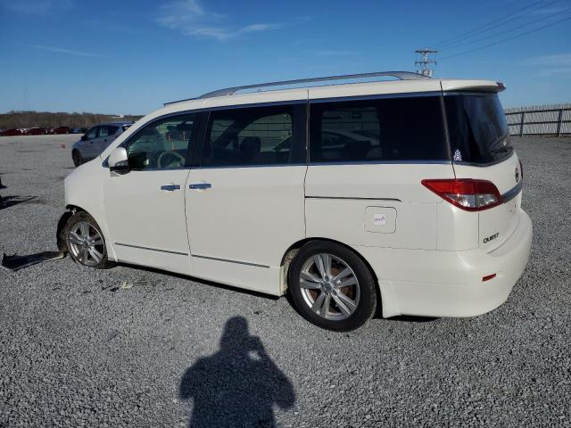 JN8AE2KP0C9049960 - 2012 NISSAN QUEST S WHITE photo 2