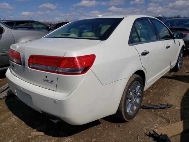 3LNHL2GC1CR830878 - 2012 LINCOLN MKZ WHITE photo 3