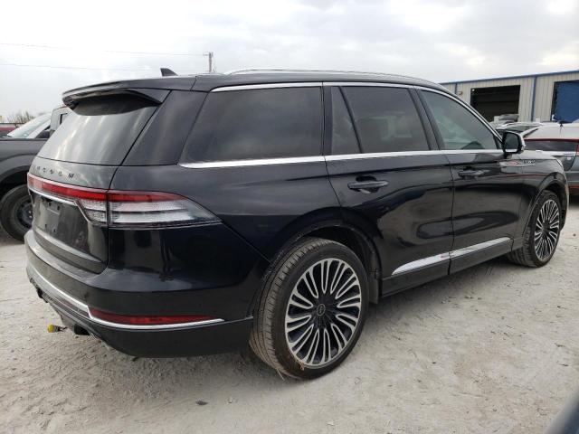 5LM5J9XC8NGL15563 - 2022 LINCOLN AVIATOR BLACK LABEL BLACK photo 3