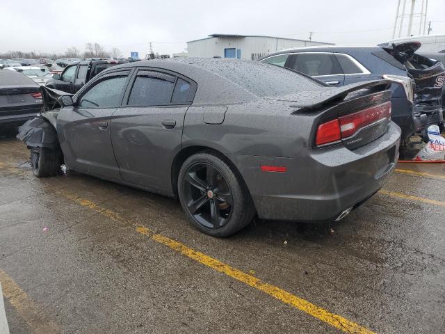 2C3CDXHG4EH164113 - 2014 DODGE CHARGER SXT GRAY photo 2