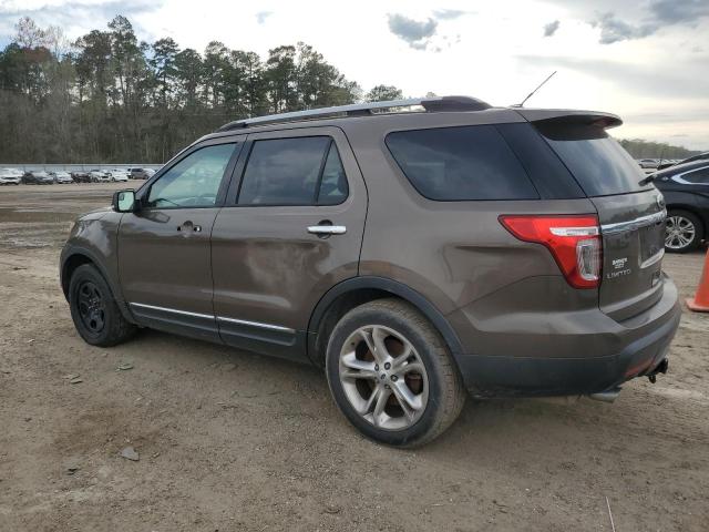 1FM5K7F89FGA41390 - 2015 FORD EXPLORER LIMITED BROWN photo 2