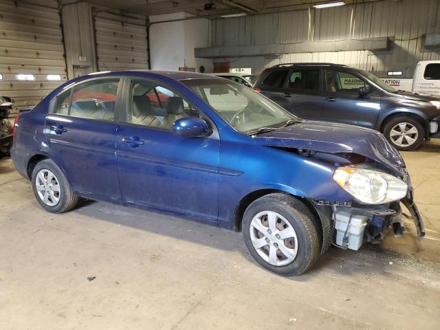 KMHCN4AC3AU454702 - 2010 HYUNDAI ACCENT GLS BLUE photo 4