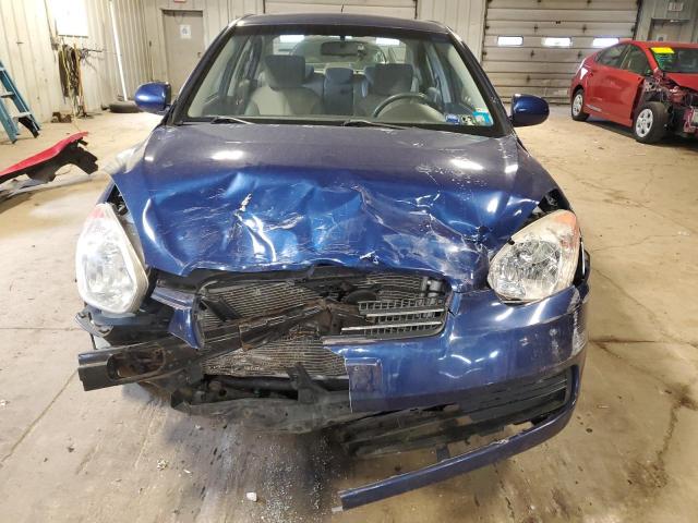 KMHCN4AC3AU454702 - 2010 HYUNDAI ACCENT GLS BLUE photo 5