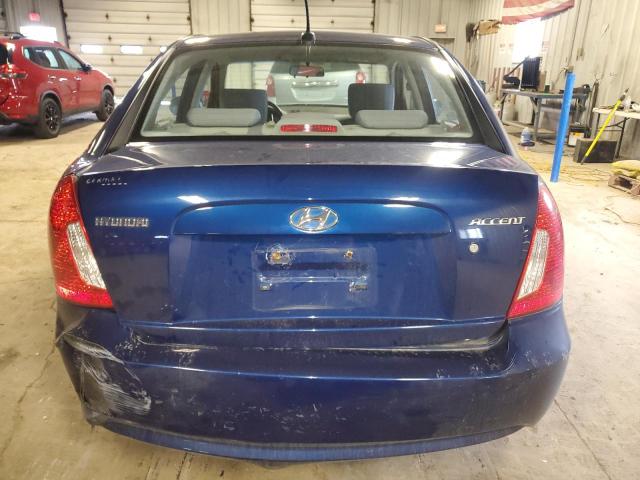 KMHCN4AC3AU454702 - 2010 HYUNDAI ACCENT GLS BLUE photo 6