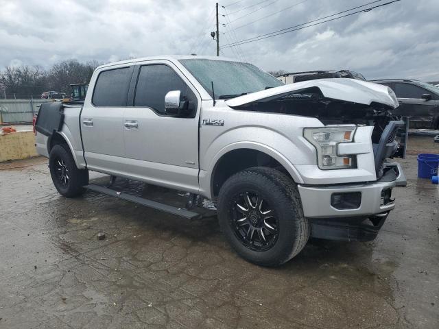 1FTEW1EG2FFC14736 - 2015 FORD F150 SUPERCREW SILVER photo 4