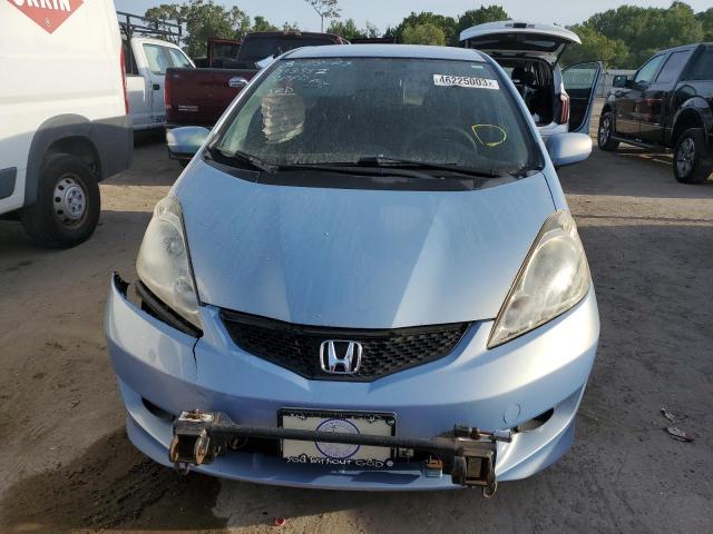 JHMGE88419S056308 - 2009 HONDA FIT SPORT BLUE photo 5