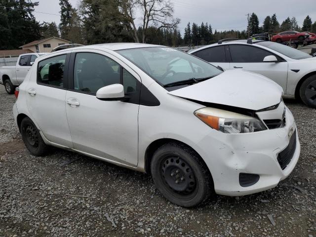 JTDKTUD39CD502630 - 2012 TOYOTA YARIS WHITE photo 4