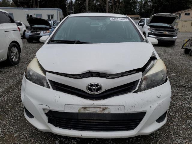 JTDKTUD39CD502630 - 2012 TOYOTA YARIS WHITE photo 5