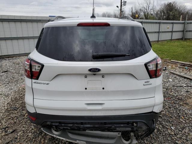 1FMCU0GD7JUB70761 - 2018 FORD ESCAPE SE WHITE photo 6