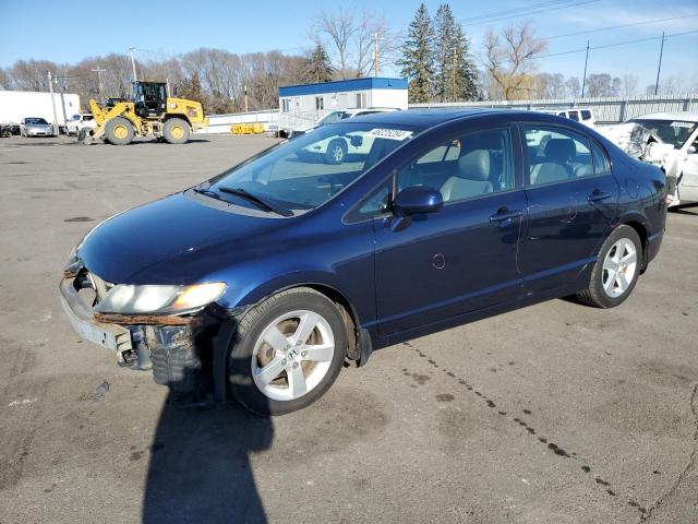 1HGFA16838L092095 - 2008 HONDA CIVIC EX BLUE photo 1