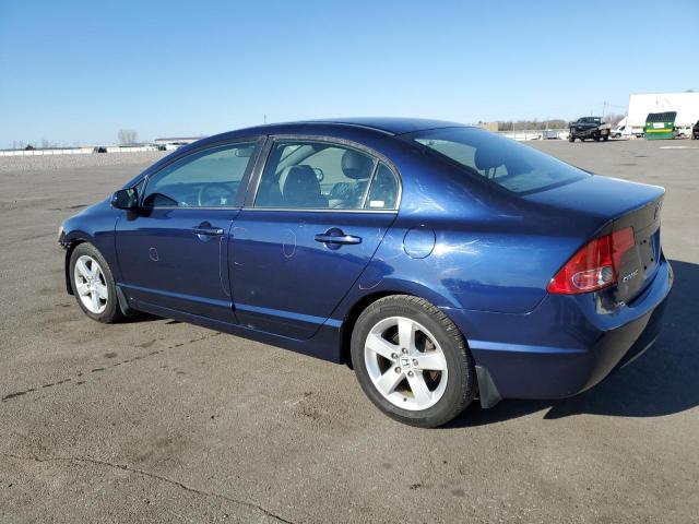 1HGFA16838L092095 - 2008 HONDA CIVIC EX BLUE photo 2