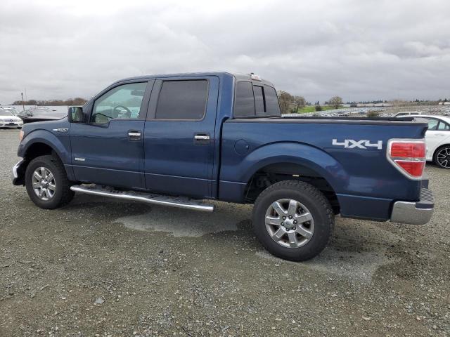 1FTFW1ET7DKF67009 - 2013 FORD F150 SUPERCREW BLUE photo 2