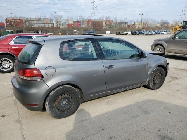 WVWBB7AJ7BW032964 - 2011 VOLKSWAGEN GOLF GRAY photo 3