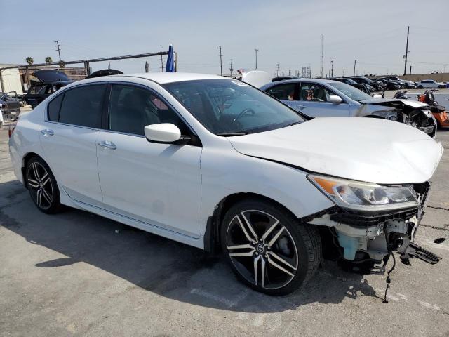 1HGCR2F51HA072267 - 2017 HONDA ACCORD SPORT WHITE photo 4