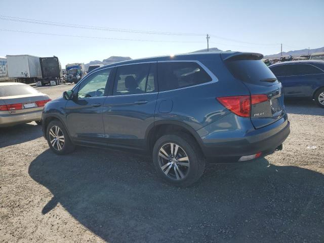 5FNYF6H50HB023232 - 2017 HONDA PILOT EXL BLUE photo 2