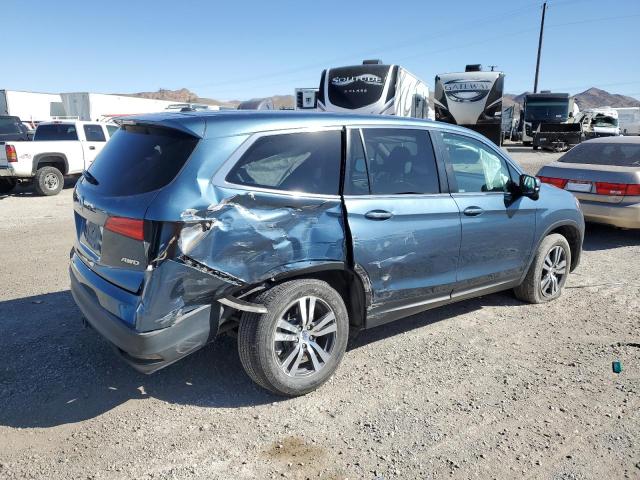 5FNYF6H50HB023232 - 2017 HONDA PILOT EXL BLUE photo 3