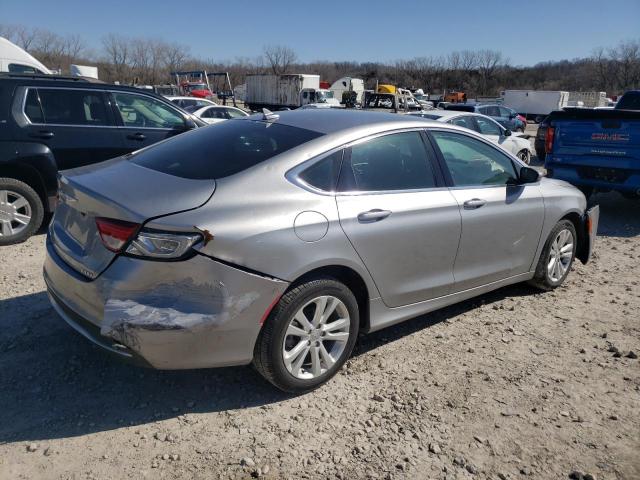 1C3CCCAB4FN662539 - 2015 CHRYSLER 200 LIMITED SILVER photo 3