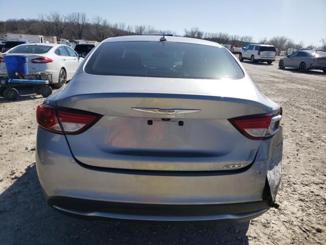 1C3CCCAB4FN662539 - 2015 CHRYSLER 200 LIMITED SILVER photo 6