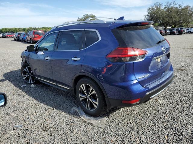 JN8AT2MT0HW146438 - 2017 NISSAN ROGUE S BLUE photo 2