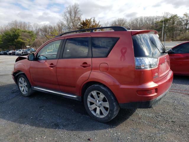 JA4AT3AW4AZ006956 - 2010 MITSUBISHI OUTLANDER SE ORANGE photo 2