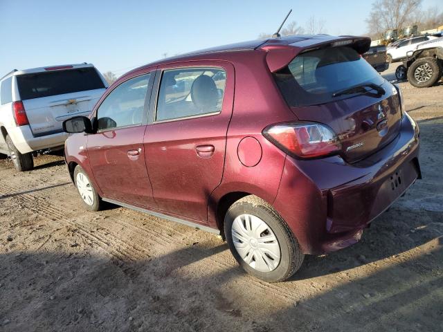 ML32AUHJ8MH009601 - 2021 MITSUBISHI MIRAGE ES MAROON photo 2