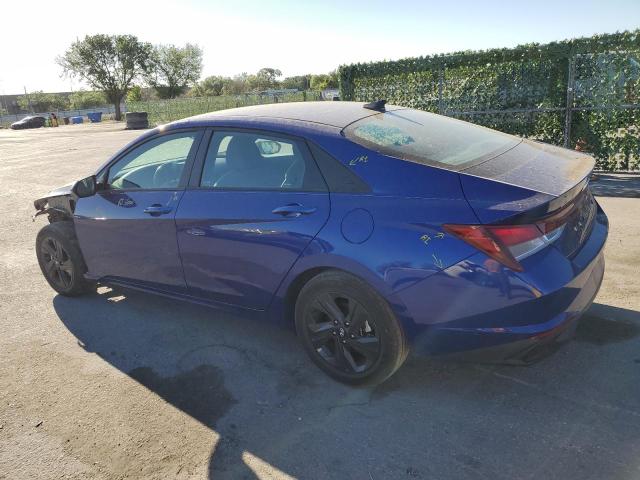 5NPLS4AG4MH037491 - 2021 HYUNDAI ELANTRA SEL BLUE photo 2