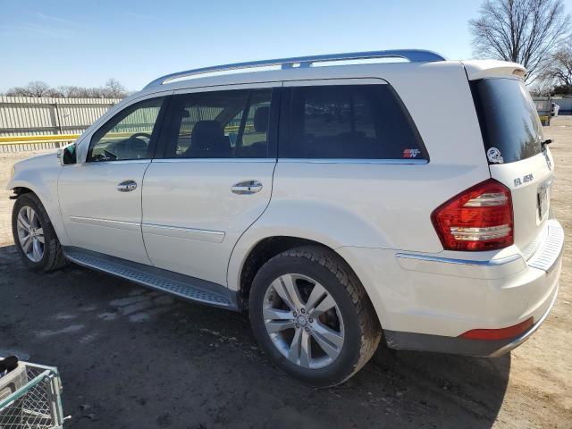 4JGBF7BE0BA723980 - 2011 MERCEDES-BENZ GL 450 4MATIC WHITE photo 2
