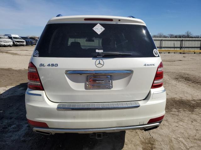 4JGBF7BE0BA723980 - 2011 MERCEDES-BENZ GL 450 4MATIC WHITE photo 6
