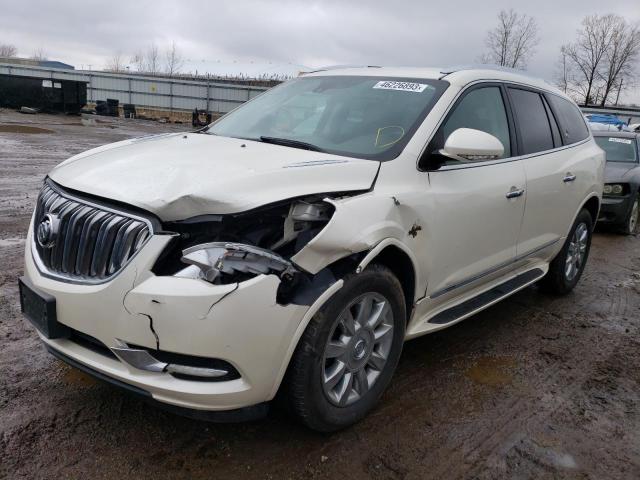 5GAKVCKD6EJ235789 - 2014 BUICK ENCLAVE WHITE photo 1