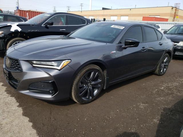 19UUB6F58NA800274 - 2022 ACURA TLX TECH A GRAY photo 1
