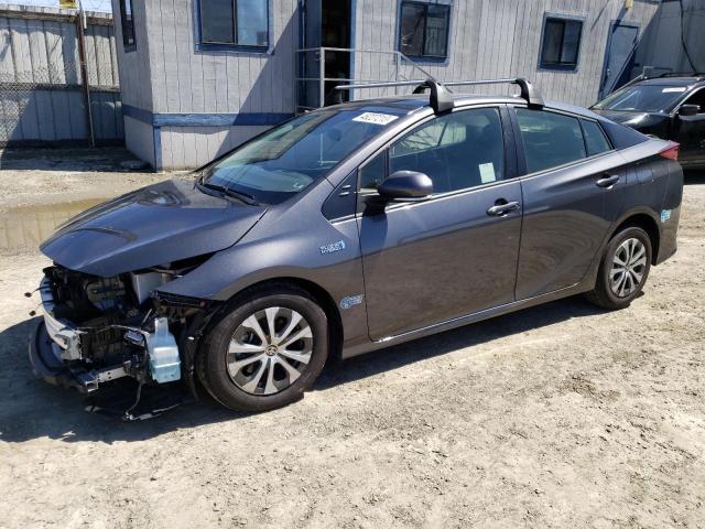 JTDKAMFP7M3182754 - 2021 TOYOTA PRIUS PRIM LE GRAY photo 1