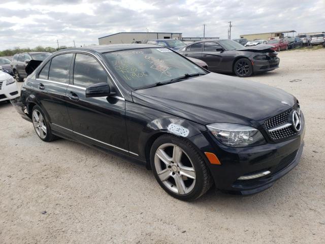 WDDGF5EB9BR161908 - 2011 MERCEDES-BENZ C 300 BLACK photo 4