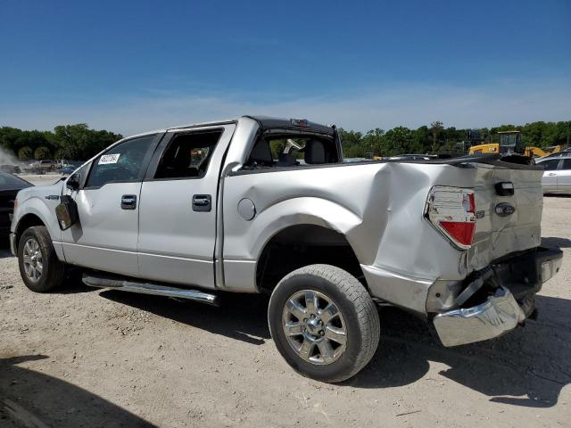 1FTFW1CF2EKF69751 - 2014 FORD F150 SUPERCREW SILVER photo 2