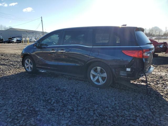 5FNRL6H53KB122700 - 2019 HONDA ODYSSEY EX BLUE photo 2