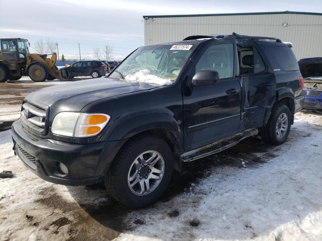 5TDBT48A64S219858 - 2004 TOYOTA SEQUOIA LIMITED BLACK photo 1