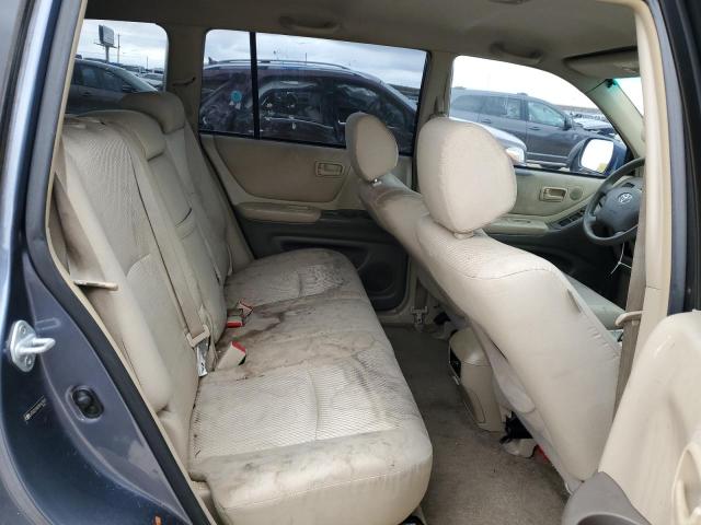 JTEGD21A070167910 - 2007 TOYOTA HIGHLANDER BLUE photo 10