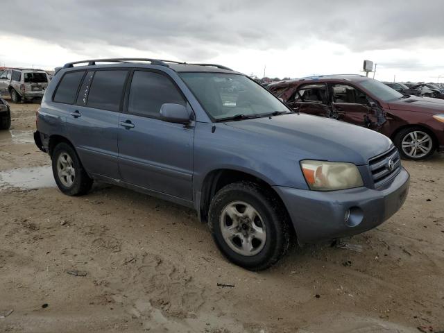 JTEGD21A070167910 - 2007 TOYOTA HIGHLANDER BLUE photo 4