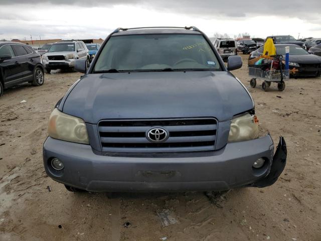 JTEGD21A070167910 - 2007 TOYOTA HIGHLANDER BLUE photo 5